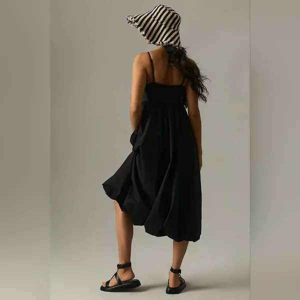 Maeve NWT Sleeveless Bubble Dress size Black Color Small PETITE - Image 2