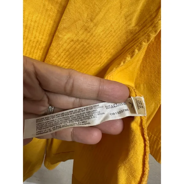 Free People Endless Summer Ready Midi Dress NWT Cutout Ruched Assymetrical M - Image 10