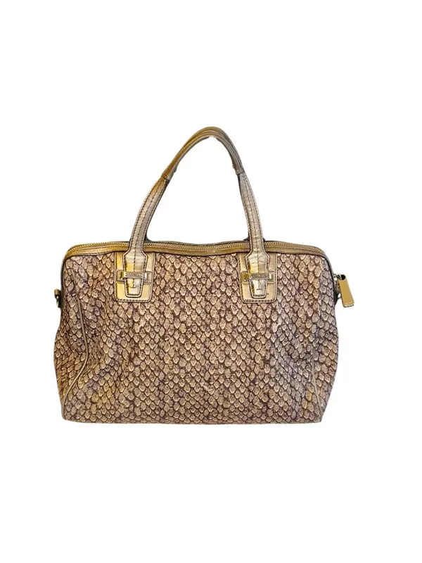 Coach Taylor Snake Print Satchel - Image 2