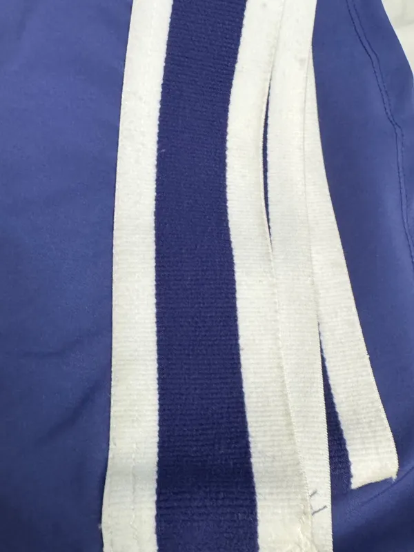 Marika Royal Blue Circle Skirt with White Waistband - Image 5