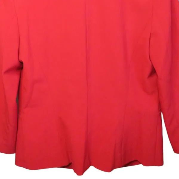Love Ady Red Cropped Blazer Jacket Hot Pink Lining Size Small S NWOT - Image 8