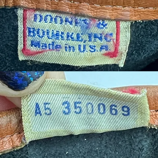 Vintage Dooney & Bourke All Weather Leather Black Crossbody Bag - Image 3