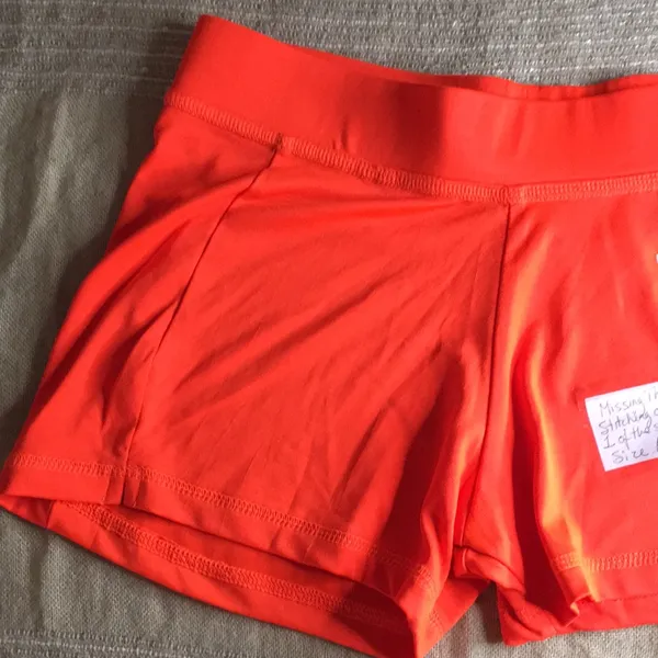 Bin 28 #78 New HOOTERS Girl Uniform Shorts With Missing Stitching Size A-XS - Image 3