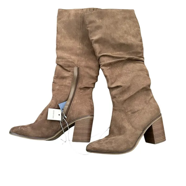 Universal Threads Junie Taupe tall boho boots size 11 - Image 7