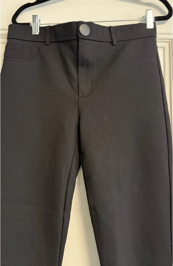 ZARA Black High-Rise Skinny Chino Pants - Size XL - Image 10