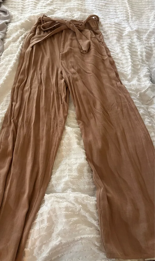 P.S. love wide leg linen/cotton pants - Image 2