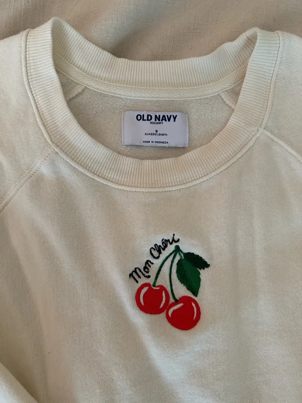 Old Navy Cherry Crewneck - Image 4