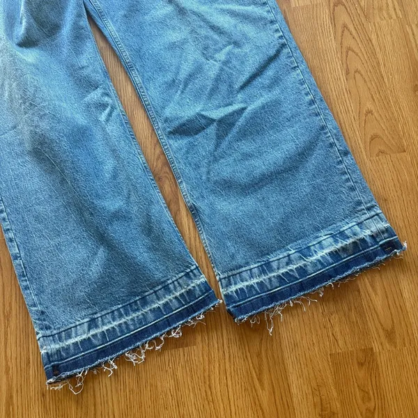 Abercrombie & Fitch Curve Love Low Rise Baggy Jean Size 36 Long - Image 6