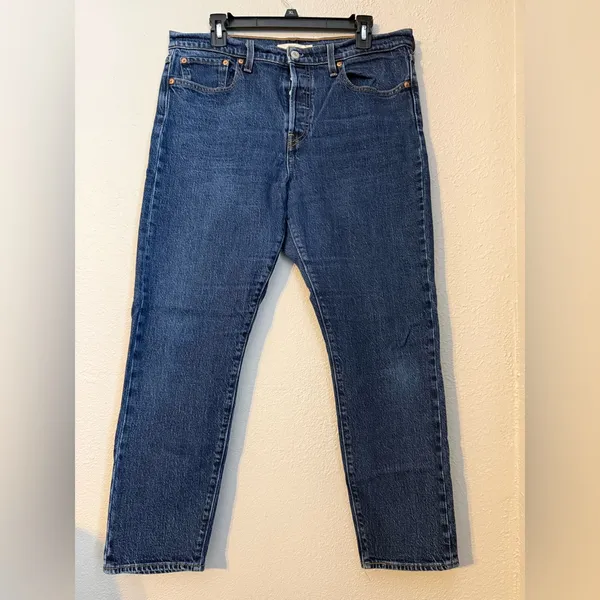 Levi's Dark Blue Straight Leg Women's Jeans - Image 5
