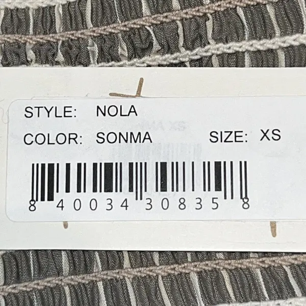 NEW Petersyn x Revolve Nola Striped Sonma Gray Tank Top Women Size XS Smocked‎ - Image 7