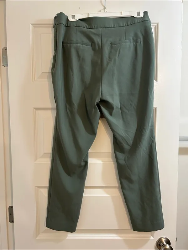a new day Olive Green Straight-Leg Ponte Pants - Image 3