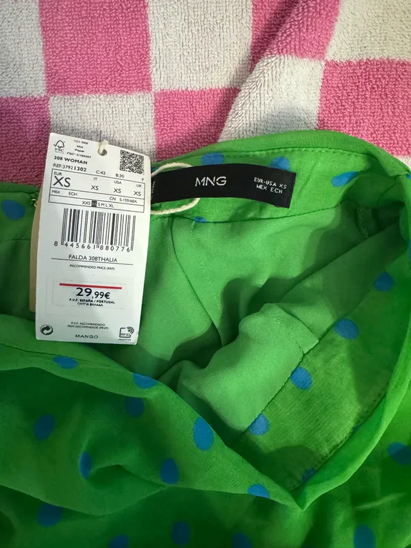 Mango Green skirt  - Image 3