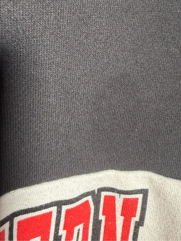 '47 Northeastern Black & Red Quarter-Zip Cropped Sweatshirt Womens Medium - Image 3