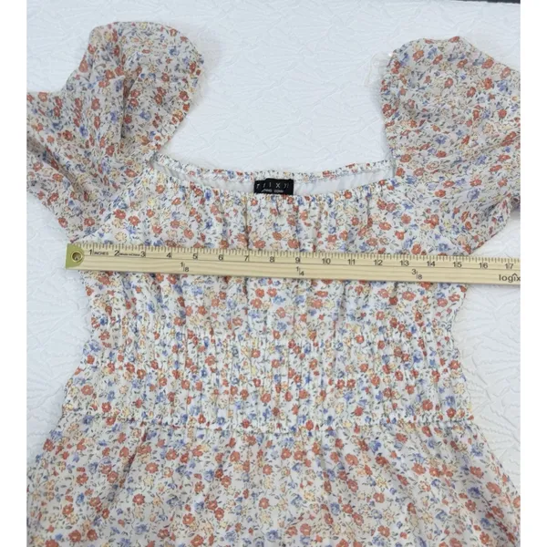 Trixxi Floral Mini Ruffled Tiered Sundress Size XL - Image 4