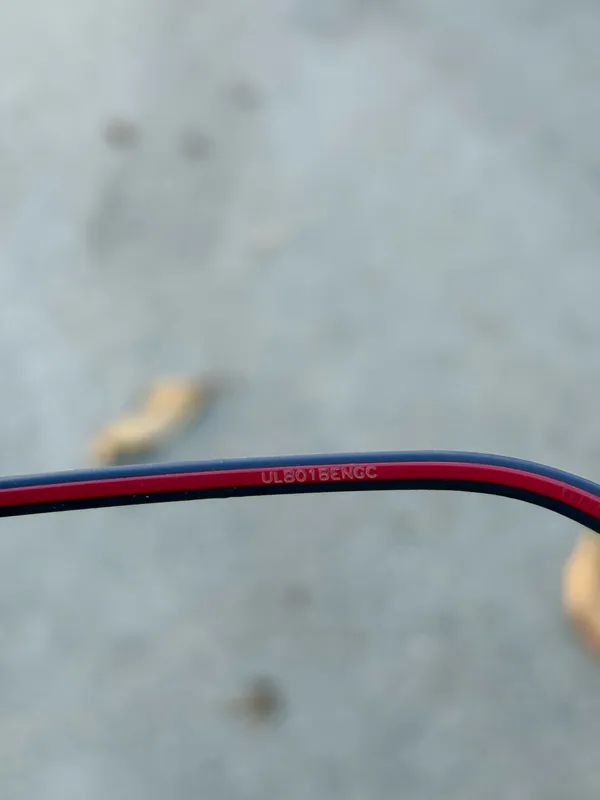 Gucci GG0504S-003 blue mirrored 52mm round unisex sunglasses - Image 14