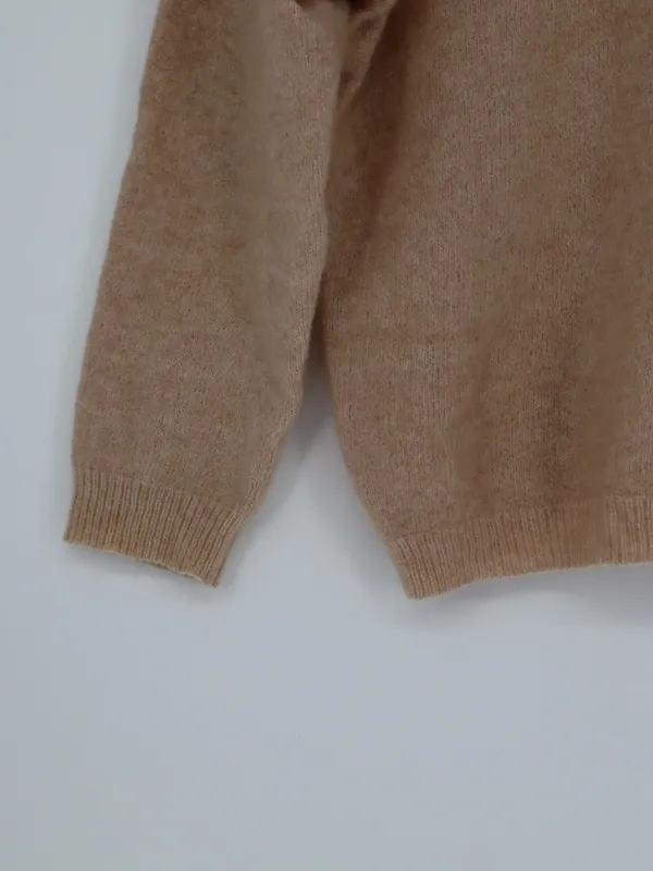 Acne Studios Dramatic Moh Sweater Beige Mohair Wool Scandinavian Small Minimal - Image 5