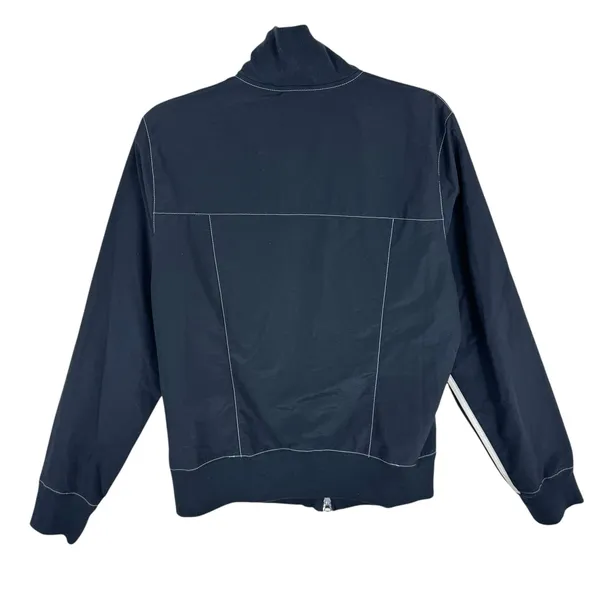 Nike Vintage Black Double Zip Up Jacket Large‎ - Image 2