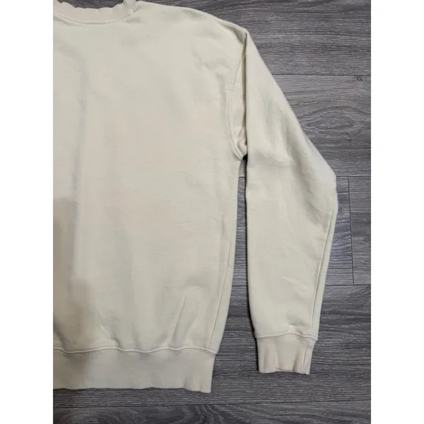 Def Leppard Love Bites Graphic Sweatshirt S Cream Goodie Two Sleeves Oversized - Image 16