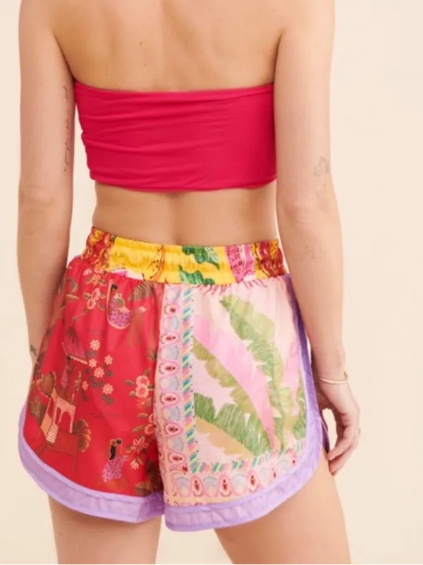 FARM Rio Mixed Scarves Shorts - Image 5
