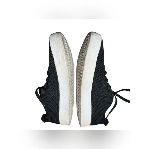 NOBULL Rec Knit Trainer Sneakers Black White unisex Mens 6.5 Womens 8 shoes - Image 10