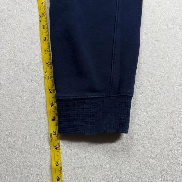 Nike Fleece Jogger Sweatpants Blue Unisex Medium Swoosh - Image 8