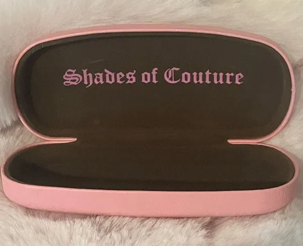 Juicy Couture Shades of Couture Pink Hard Sunglasses / Eyeglasses Case - Image 2