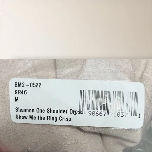Show Me Your Mumu Shannon Maxi Dress One Shoulder Beige Bridesmaid Wedding Guest - Image 10