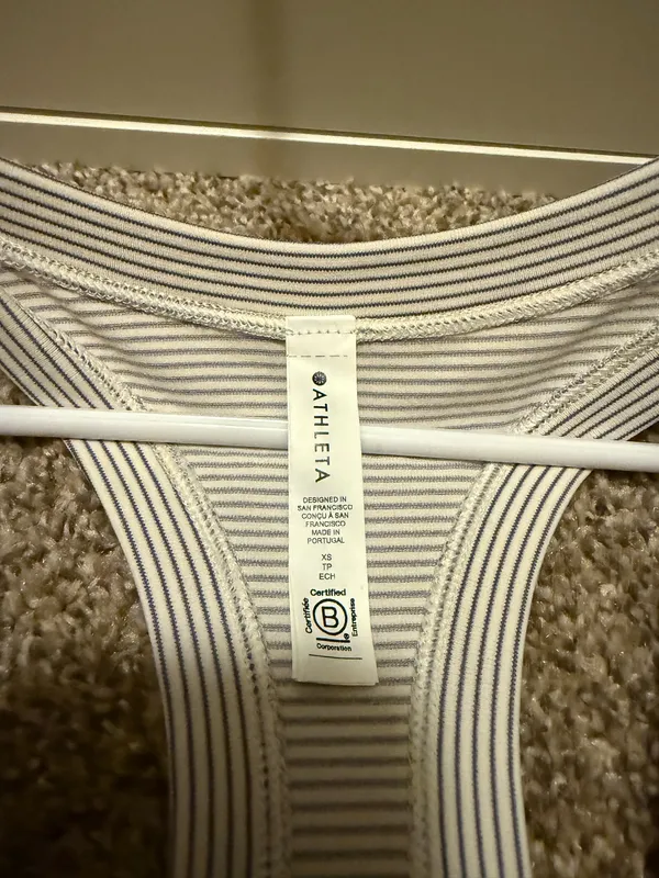 Athleta Striped Tank Top Racerback - Image 3