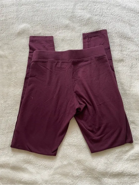 Aeropostale Maroon Leggings size S - Image 8
