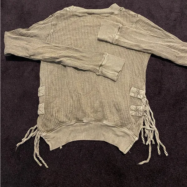 Free People Waffle Long Sleeve - Image 5