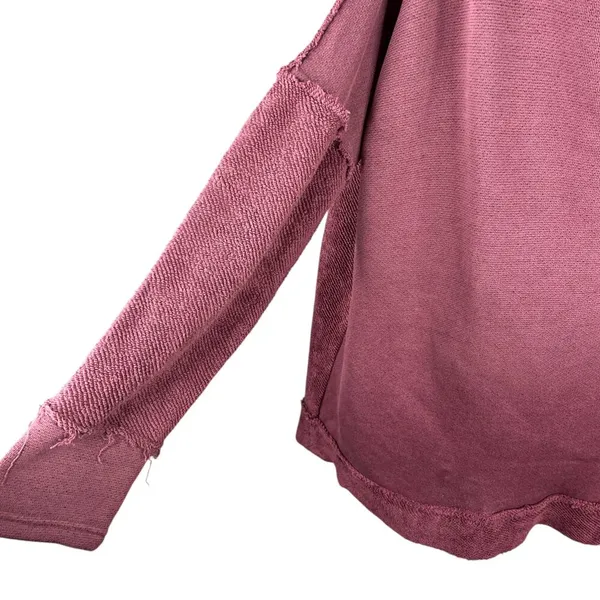 Free People Otto Slouchy Sweatshirt Tunic Oversized Jasper Rose M - Image 8