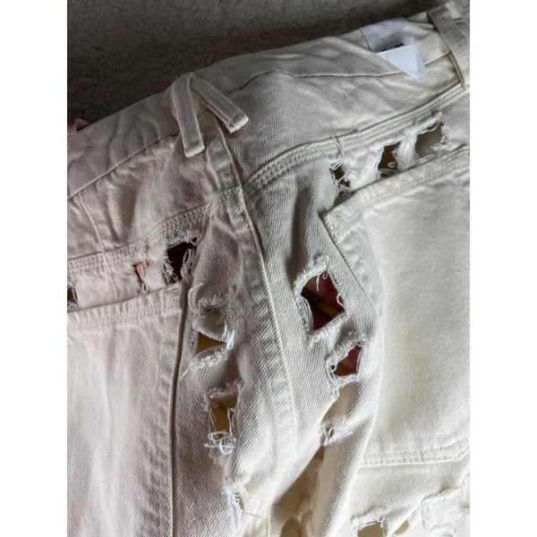 Good American Womens Jeans Size 10 Good 90s Laser Cutout Jean Straight‎ L… - Image 8