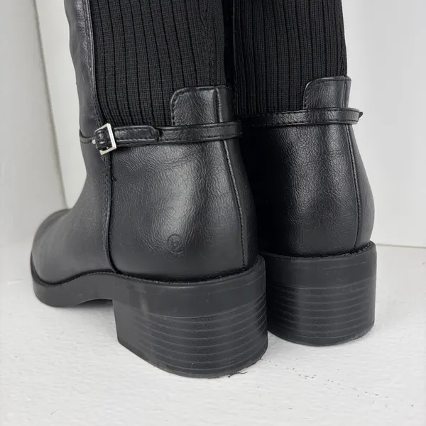 Life Stride Bristol black faux leather riding boots - Image 7