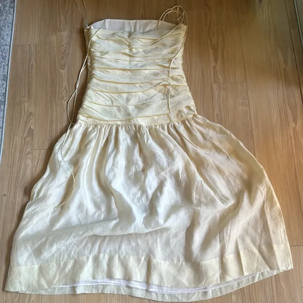 Zara Cream Dress - Image 3