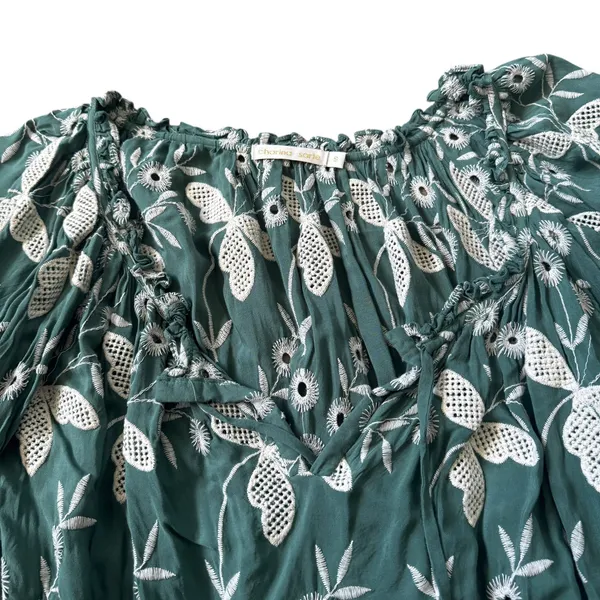 Charina Sarte Resort Mini Dress Green - Image 7