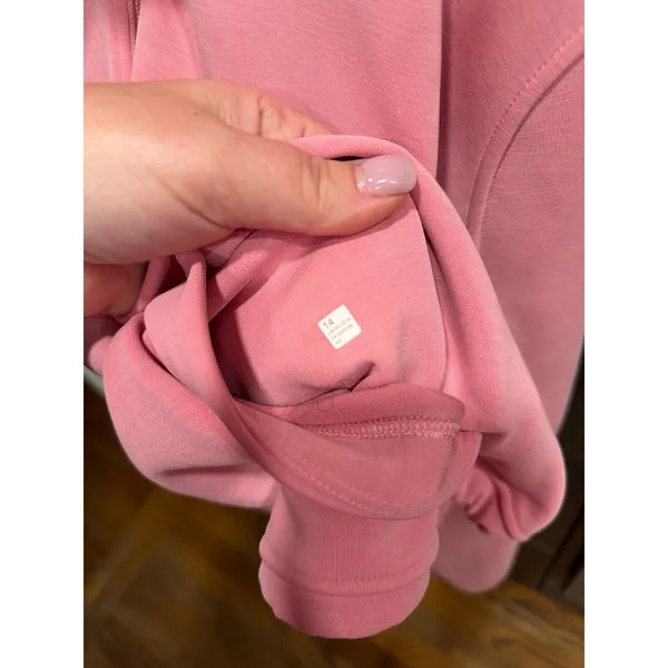 lululemon Brushed Softstreme Half Zip in a pink shade 14 - Image 6