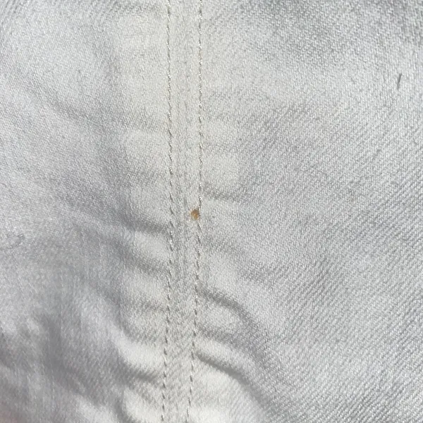 J. Crew White Wash Denim Lace-Up Side-Zip Mini Jean Skirt Women's Size 27 - Image 6