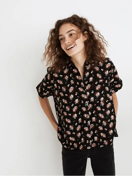 Madewell Corduroy Daily Shirt in Homestead Bouquet Floral Button Down - Image 10