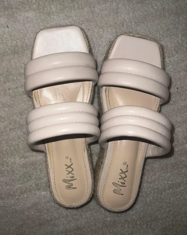 Espadrille Platform Slide Sandals Size 6.5 - Image 3