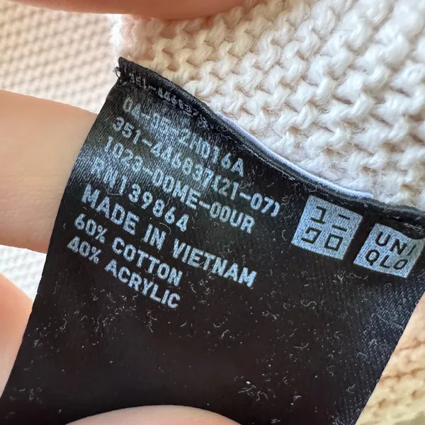 Uniqlo 3D Knit Crew Neck Sweater - Image 7