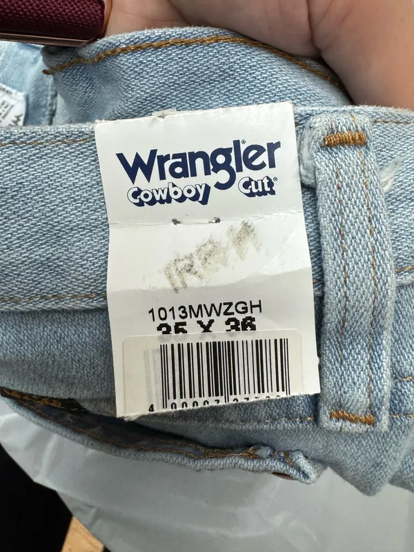 NWT Wrangler Cowboy Cut Original Fit Mens Size 35x36 - Image 7