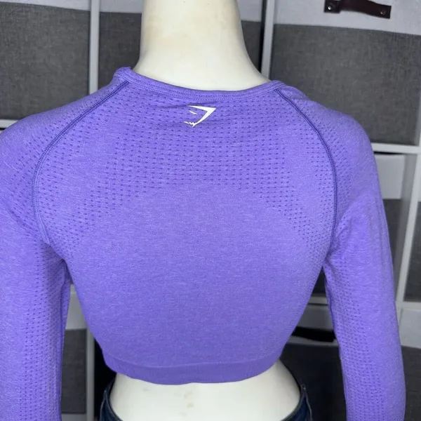Gymshark VITAL SEAMLESS 2.0 CROP TOP Long Sleeve size Small - Image 12