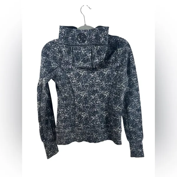 Lululemon‎ Scuba Hoodie II Rocky Road Sand Dune Storm Grey Black Size 4 Zip up - Image 5