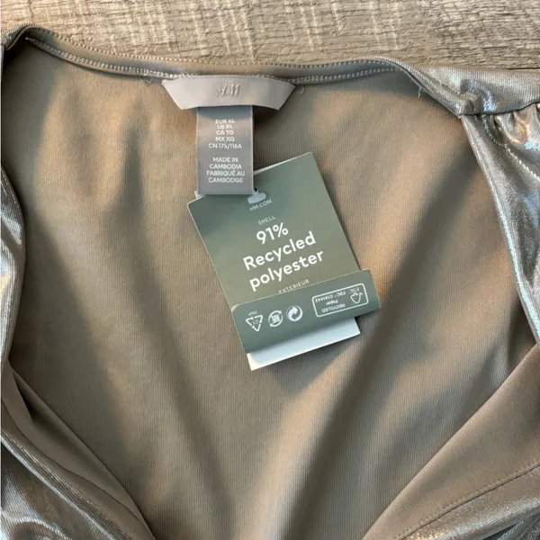 H&M metallic bodysuit - Image 2