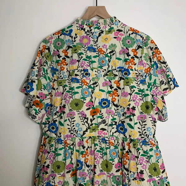 Ro's Garden Vibeka Ruffle Mini Dress Womens Medium - Image 5