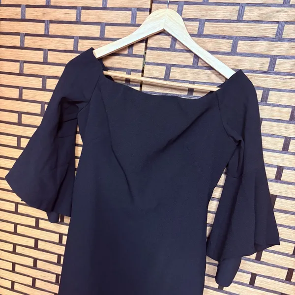Chelsea28 Black Off Shoulder Dress Size 6‎ - Image 5