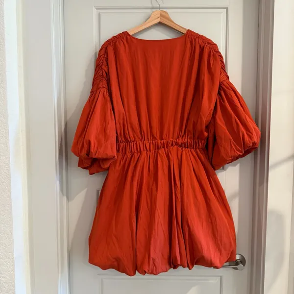 PrettyLittleThing Puff‎ Sleeve Bubble Mini Dress Size 10 - Image 3