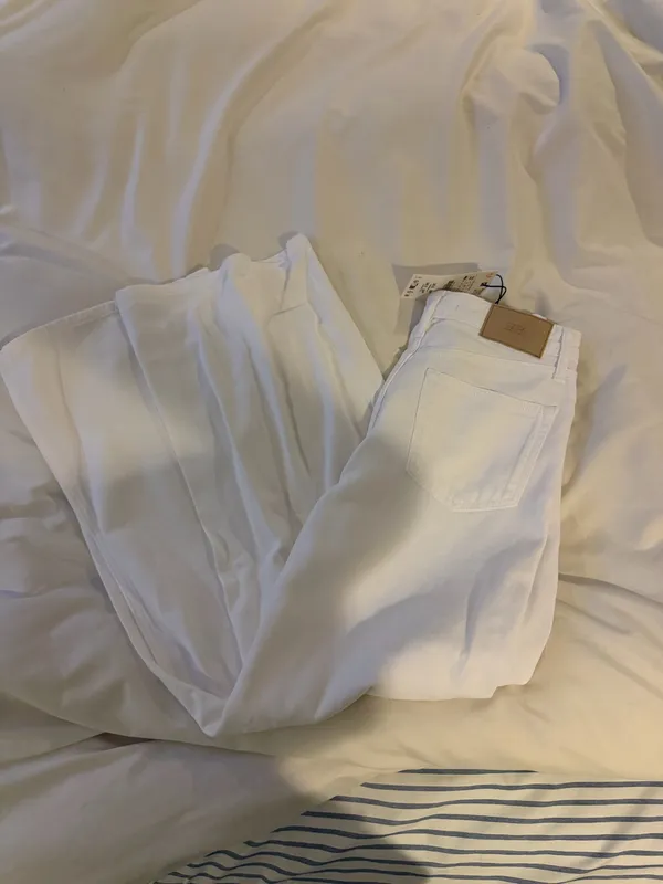 ZARA White Jeans Straight - Image 4