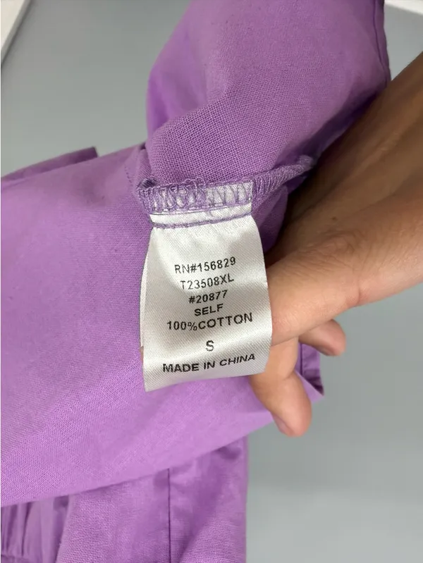 White Birch Lavender twist- front spaghetti strap camisole  - Image 3