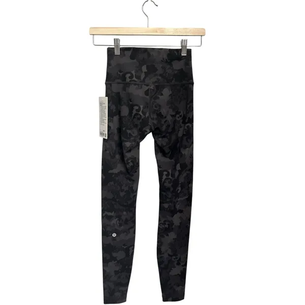 Lululemon Wunder Train  28” - Hidden Heritage Lace Black HLBM / Size 4 Authentic - Image 2